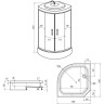 Душевая кабина ERLIT ER351026-С4-RUS ER351026-C4-RUS